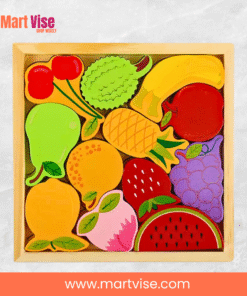 wooden-fruit-puzzle-tray.jpg – Bright fruit puzzle tray made of wood for toddlers in Pakistan