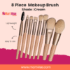 Luxury Cream Shade Makeup Brushes for Flawless Application