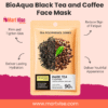 BioAqua Black Tea and Coffee Face Mask – Hydration & Glow