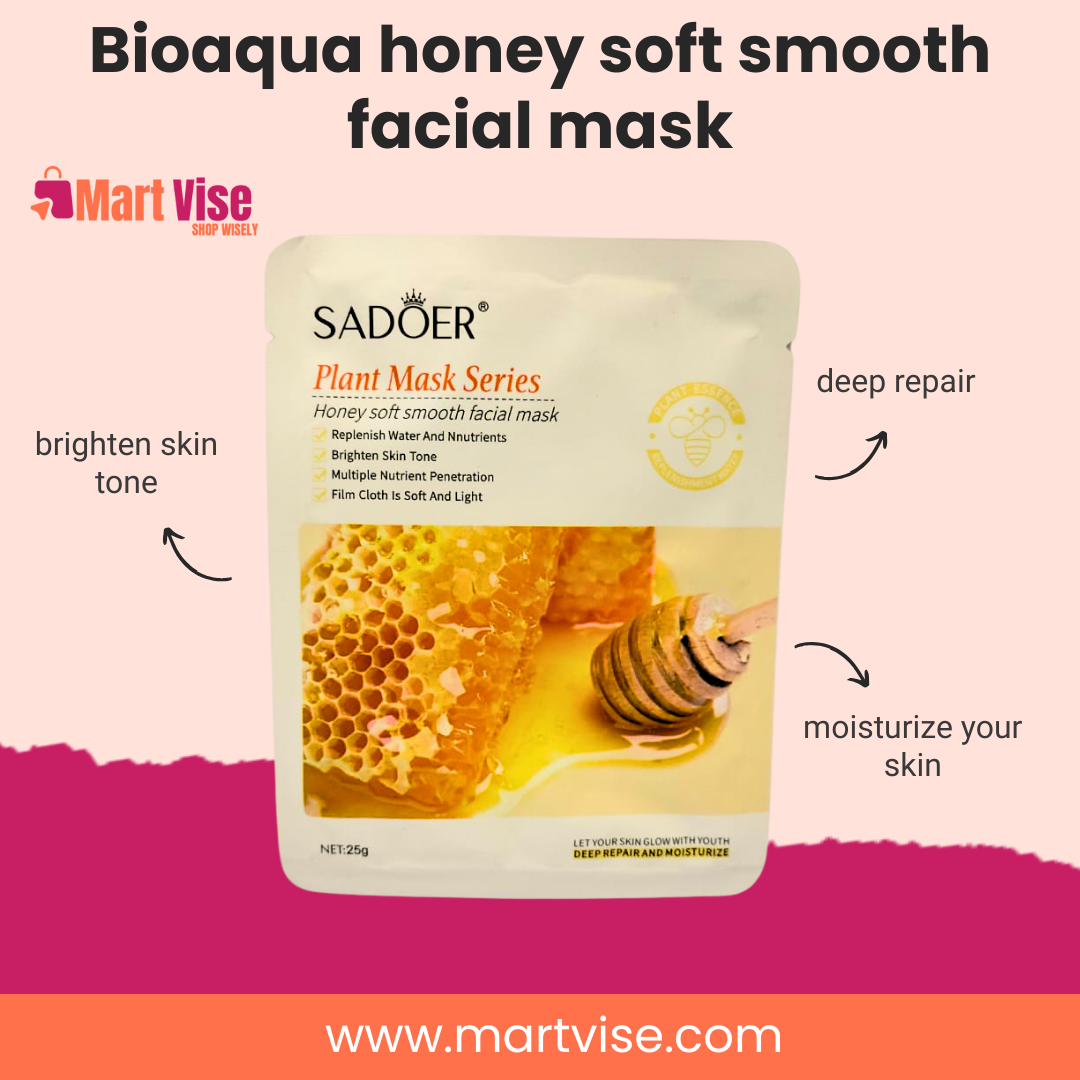 Sadoer Honey Plant Mask for Radiant Skin Glow