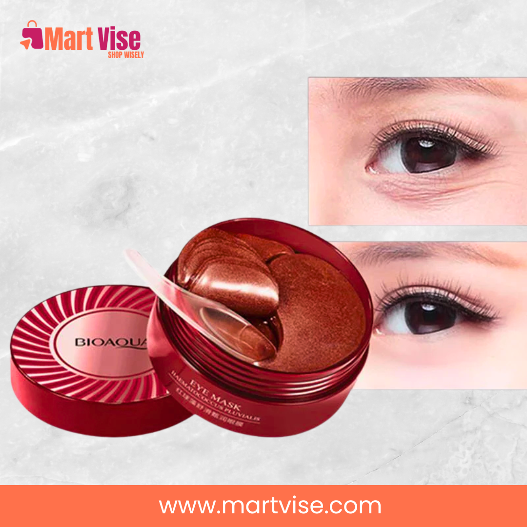 bioaqua-under-eye-gel-patches – Moisturising Bioaqua hydrogel patches for under-eye care.