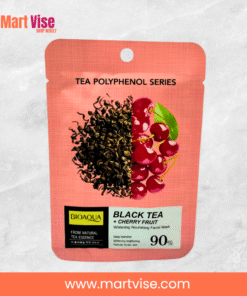bioaqua-cherry-blacktea-sheetmask.jpg – Bioaqua sheet mask for hydration, brightening, and skin nourishment