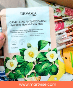 bioaqua-camellias-hydrating-mask.jpg – Hydrating and nourishing Bioaqua Camellia mask for skin rejuvenation