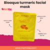 Bioaqua Turmeric Face Sheet Mask for Clear Skin