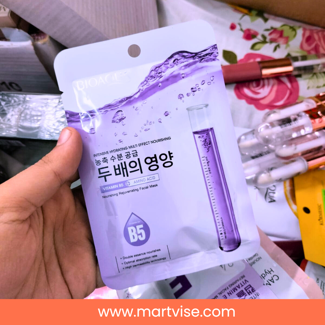 bioaqua-hydrating-b5-facial-mask.jpg – Bioaqua Vitamin B5 sheet mask for hydration, rejuvenation, and nourishment