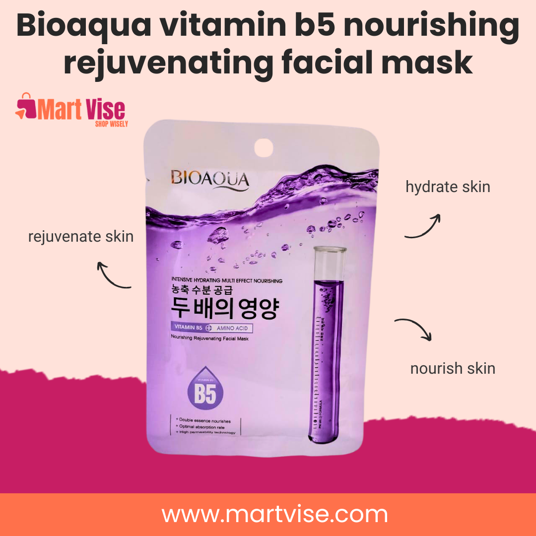 Bioaqua Vitamin B5 Nourishing Rejuvenating Facial Mask