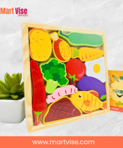 wooden-food-puzzle-tray-kids.jpg – Educational food-shaped wooden puzzle tray for early learning in Pakistan