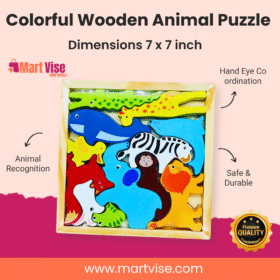 Colorful Wooden Animal Puzzle