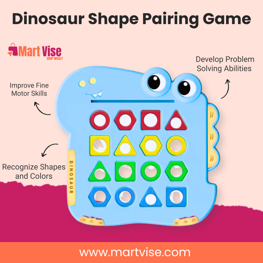 Dinosaur Shape Pairing Game