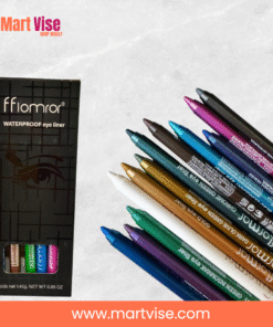 flormar-eyeliner-pencil-set-box – Flormar eyeliner pencil set with black packaging and colourful pencils.