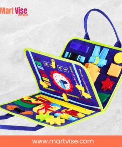 felt-busy-book-motor-skills – Felt Busy Book toy to improve fine motor skills in kids.