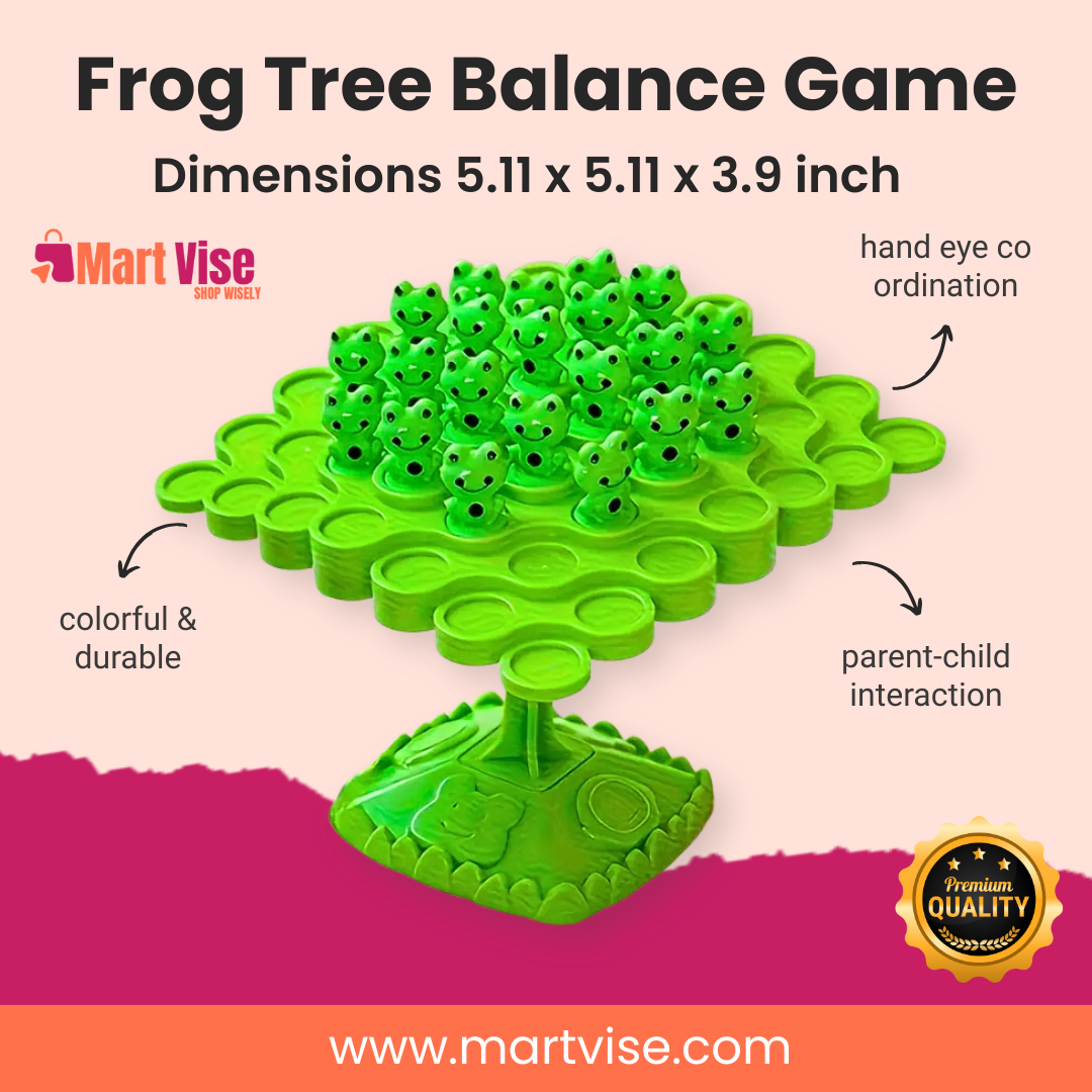 Fun Frog Tree Balance Game