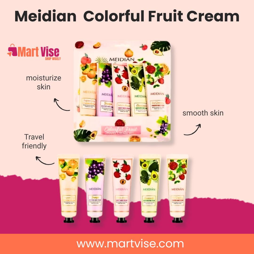Meidian Colorful Hand Cream Set Tubes for All-Day Hydration
