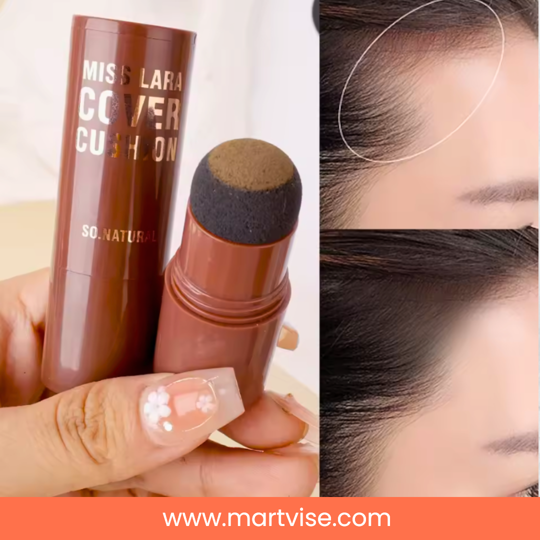 miss-lara-hair-cushion-stamp-dark-brown.jpg – Miss Lara hair cushion stamp dark brown shade for instant grey coverage