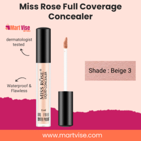 Miss Rose Long-Lasting Concealer Beige 3 for Flawless Coverage