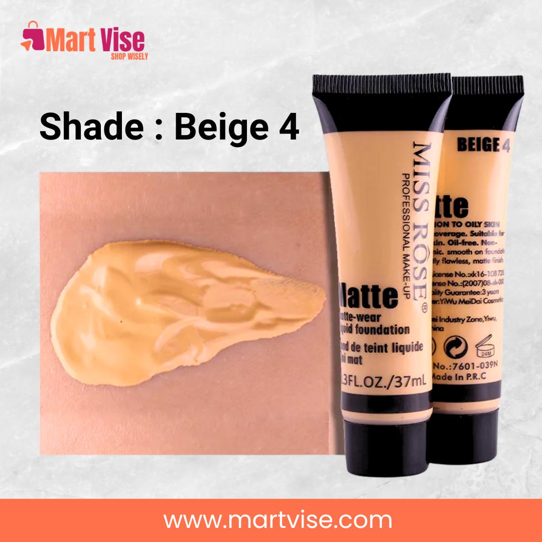 miss-rose-long-lasting-beige-4.jpg – Miss Rose beige 4 matte foundation with oil-control formula
