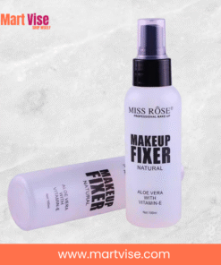 hydrating-makeup-fixer-spray – Hydrating Miss Rose makeup fixer spray for glowing skin.