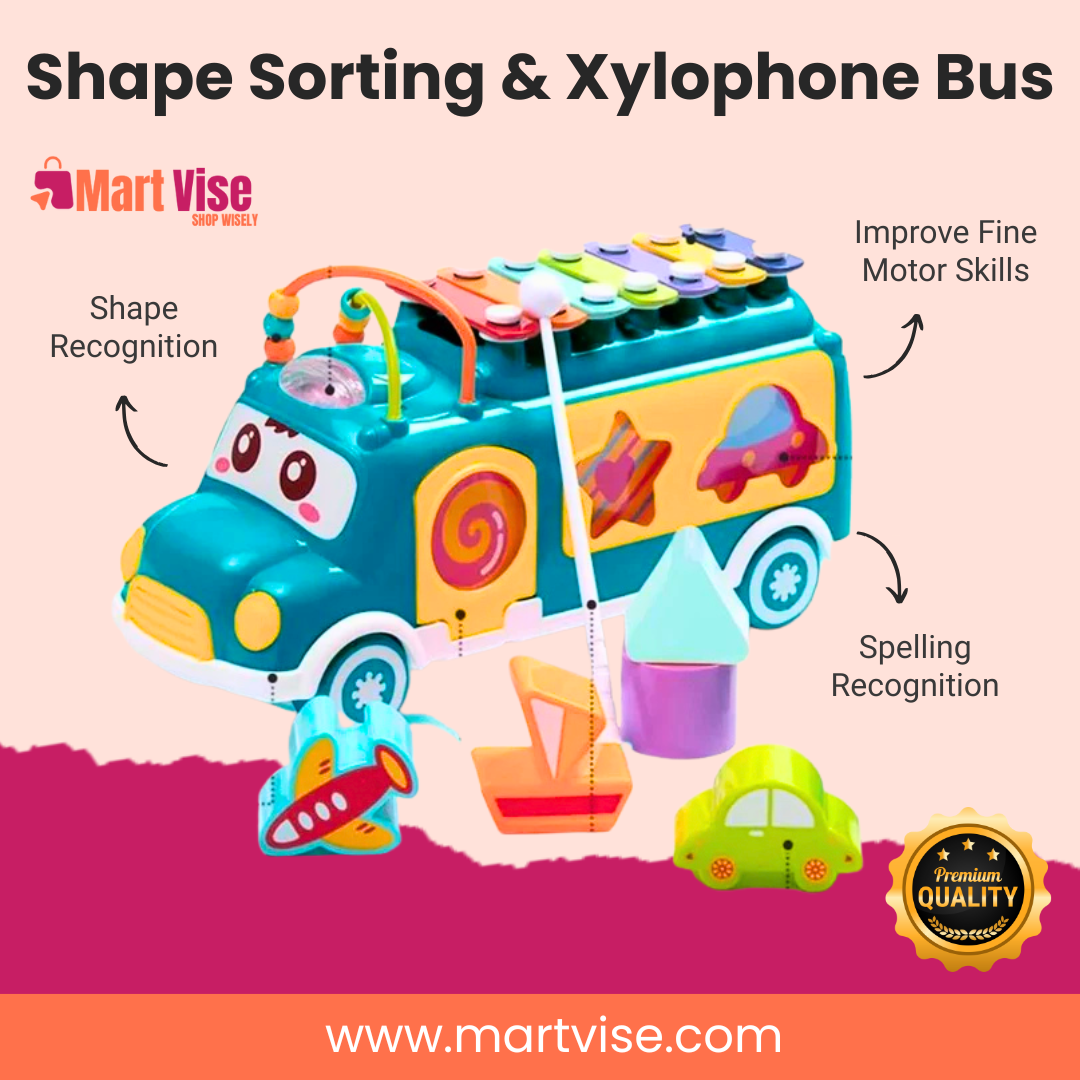 Shape Sorting & Xylophone Bus