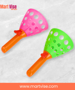 pop-and-catch-game-set – Pop and Catch Game set with colourful launchers and balls.