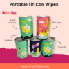 Travel-Friendly Portable Tin Can Wet Wipes for Daily Use