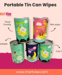 Travel-Friendly Portable Tin Can Wet Wipes for Daily Use