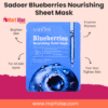 Sadoer Blueberries Nourishing Sheet Mask