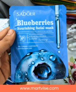 sadoer-blueberries-mask-firming.jpg – Sheet mask firms and tightens skin with antioxidant-rich blueberry extract
