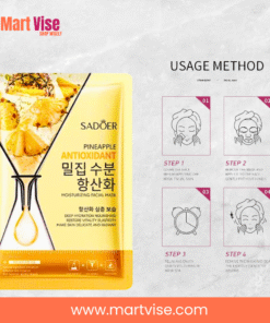 pineapple-antioxidant-sheet-mask – Hydrating pineapple antioxidant sheet mask for glowing skin.