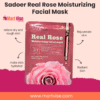 Sadoer Rose Extract Moisturising Face Mask for Radiant Skin