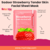 Sadoer Strawberry Tender Skin Facial Sheet Mask