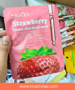 sadoer-strawberry-mask-hydration.jpg – Strawberry sheet mask hydrates and nourishes skin for Pakistani weather