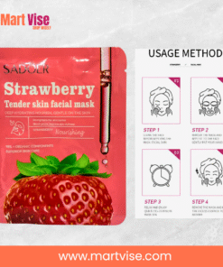 sadoer-strawberry-mask-pakistan.jpg – Affordable strawberry facial mask for glowing skin in Pakistan