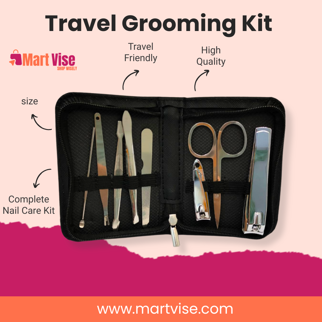 Complete Travel-Friendly Grooming and Nail Care Kit