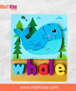 educational-wooden-whale-toy – Educational whale-shaped wooden puzzle board.