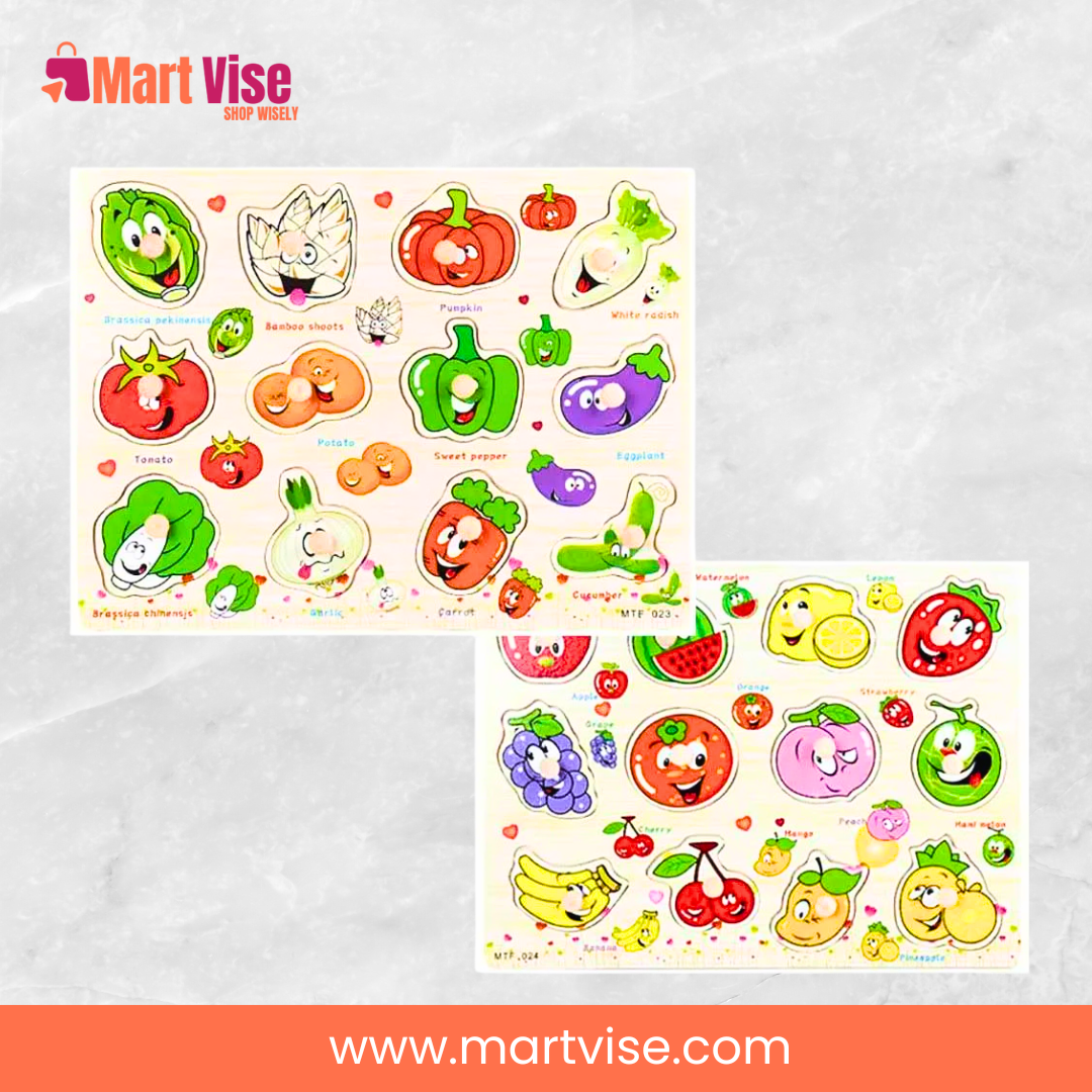 wooden-vegetable-puzzle-learning.jpg – Wooden peg puzzle helps kids learn vegetables and colours naturally