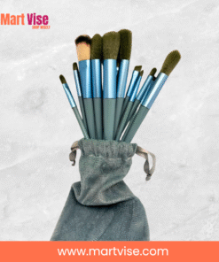 travel-friendly-blue-brush-set.jpg – Portable 13-piece blue makeup brushes with travel pouch