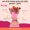 Set of 13 Makeup Brush with Pouch