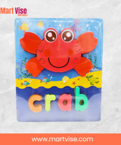crab-wooden-puzzle-front.jpg – Colourful crab wooden puzzle for toddlers with alphabet letters