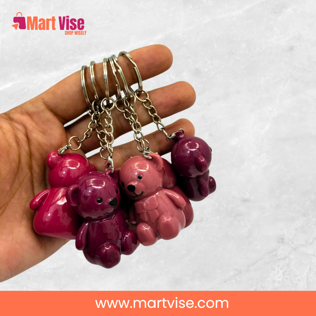 korean-teddy-bear-lip-gloss-pack-front.jpg – Korean Teddy Bear Lip Gloss Pack of 6 with cute bear keychains