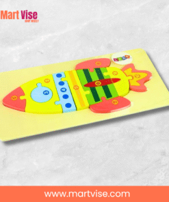 rocket-jigsaw-puzzle-assembled.jpg – Completed Rocket Puzzle showing bright colours and smooth design