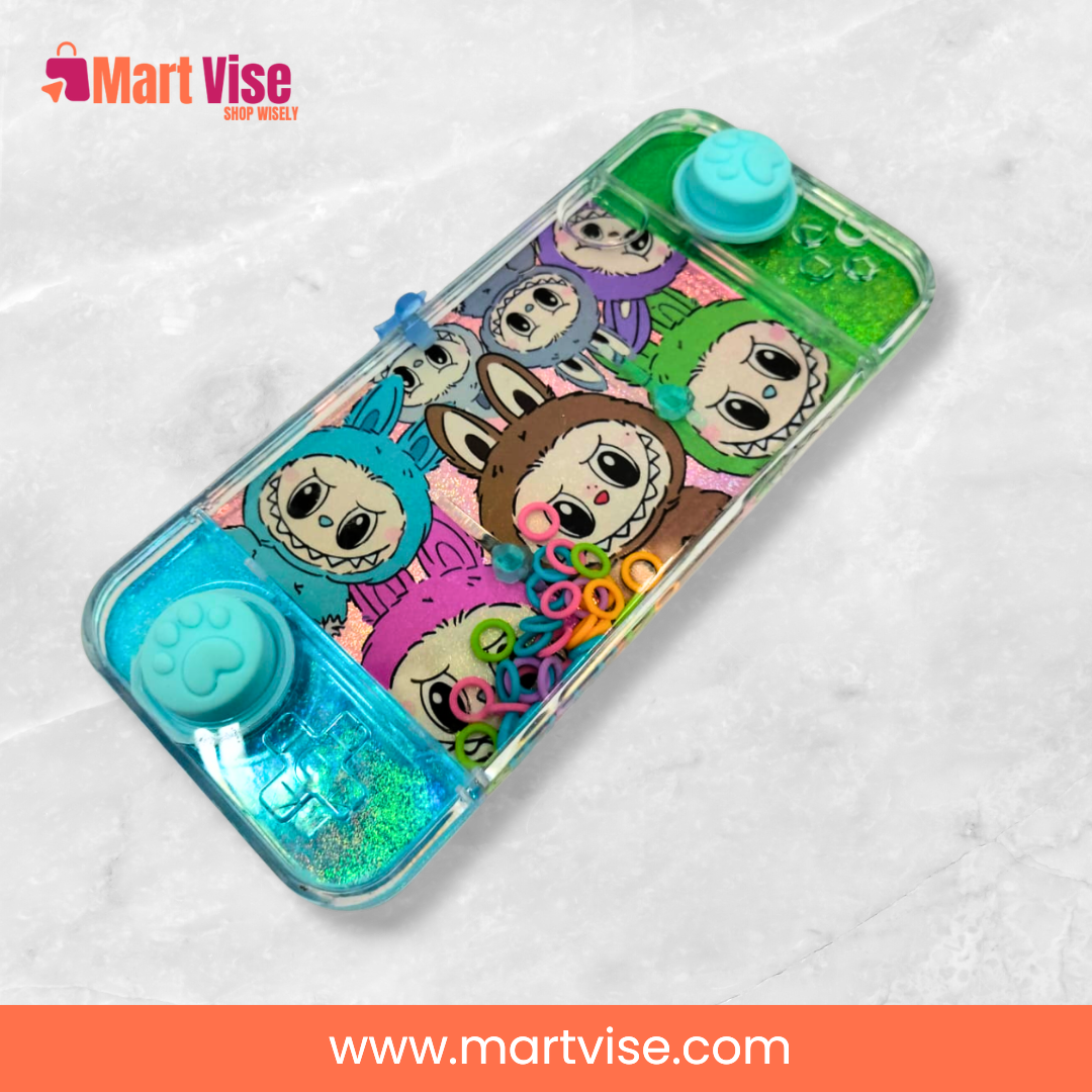 labubu-handheld-water-game-blue.jpg – Durable Aqua Loop Labubu blue game for Pakistani kids and adults