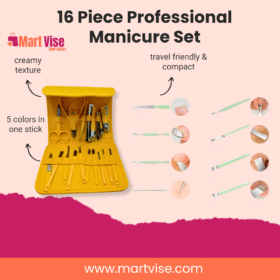 16-in-1 Professional Manicure & Pedicure Kit for Men & Women