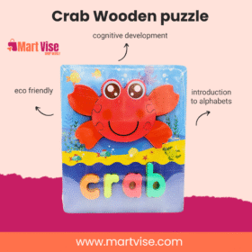 Cognitive Development Wooden Crab Puzzle