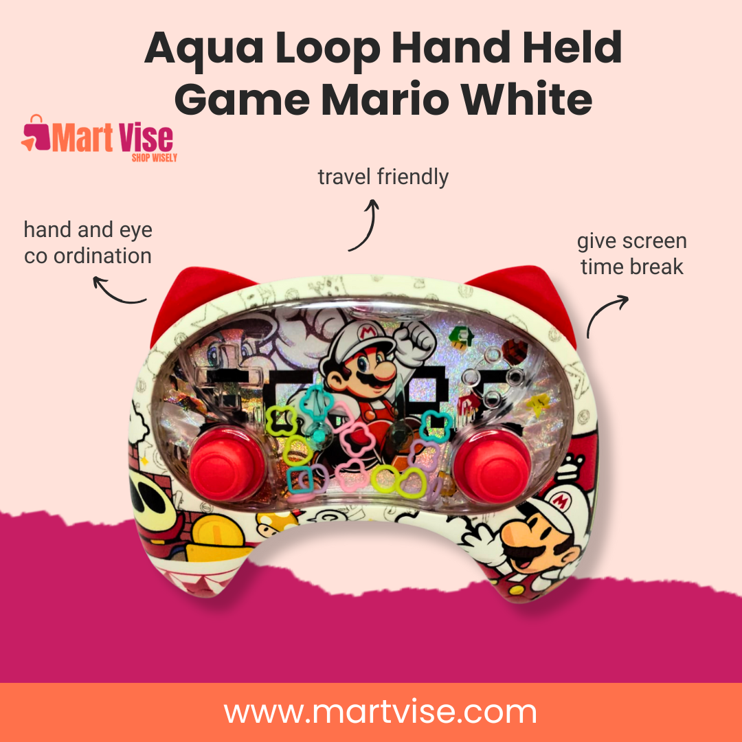 Screen-Free Mario Handheld Water Game
