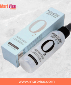 miss-rose-fixing-spray-collection – multiple Miss Rose makeup fixing sprays displayed on table