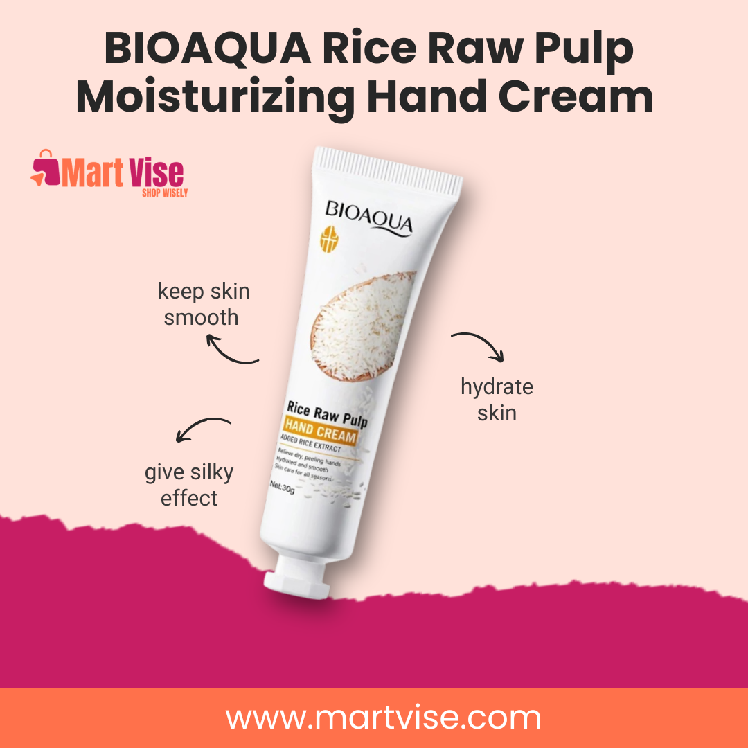 BIOAQUA Rice Moisture Hand Cream – Nourish & Repair Hands