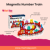 Montessori Magnetic Wooden Number Train Toy