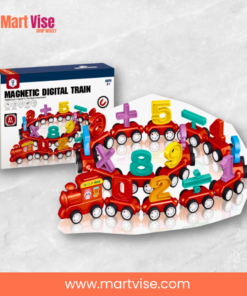 magnetic-wooden-number-train-set.jpg – colourful magnetic wooden number train set for kids learning numbers