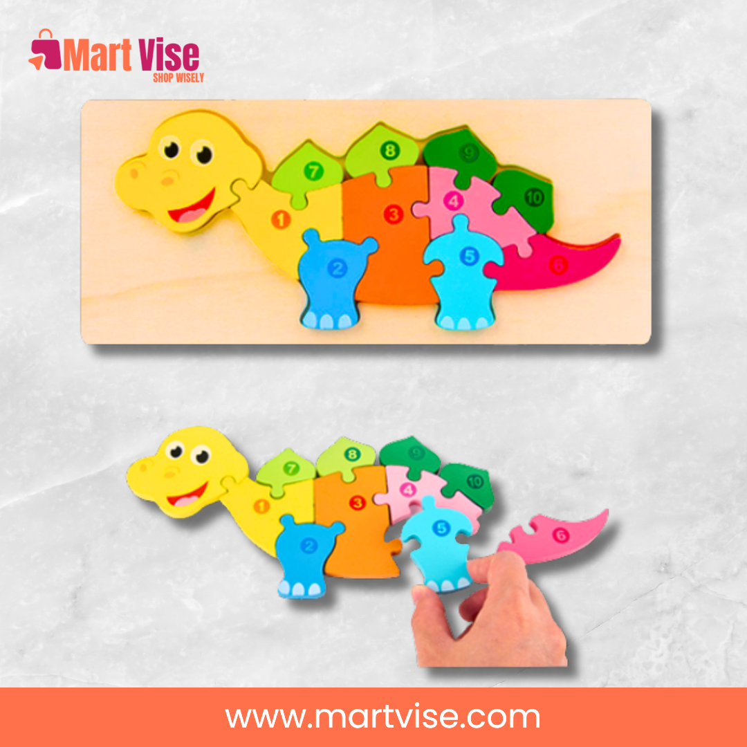 learning-dino-puzzle-for-pakistani-kids.jpg – cognitive learning wooden puzzle designed for Pakistani children