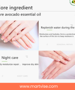 bioaqua-avocado-hand-cream-30g.jpg – bioaqua avocado hand cream tube 30g for deep hand moisturising